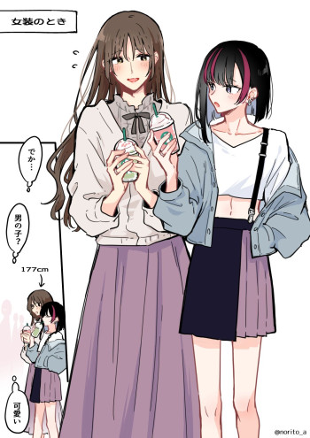 Docchi mo Josou Suru Couple ♂