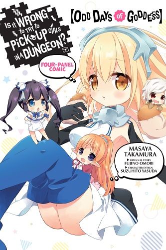Dungeon ni Deai wo Motomeru no wa Machigatte Iru Darou ka 4-koma - Kami-sama no Nichijou