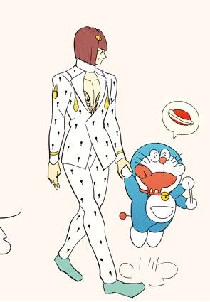 JoJo's Bizarre Adventure / Doraemon - Doraemon & Bucciarati (Doujinshi)