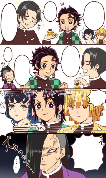 Kimetsu no Yaiba - Tsubaki Abura de Saratsuya Kami ni