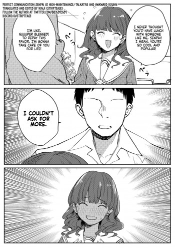 Perfect Communication Senpai vs. High-Maintenance, Talkative and Awkward Kouhai