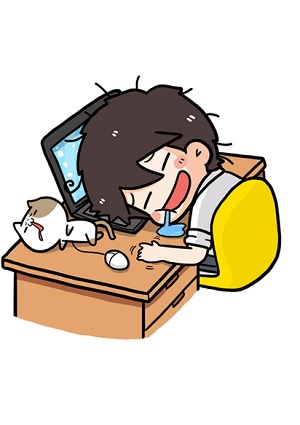 The Salary Man & Tofu the Funny Cat