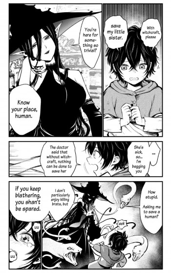 The Witch's Dealings with a Boy