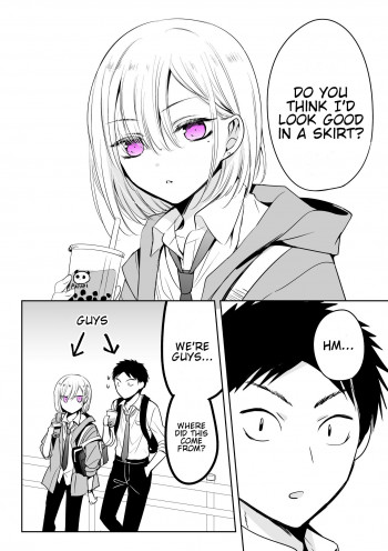 Tomodachi ga Skirt haite mitai tte Itte kita Ken