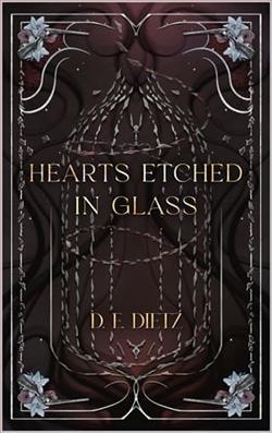 Hearts Etched in Glass